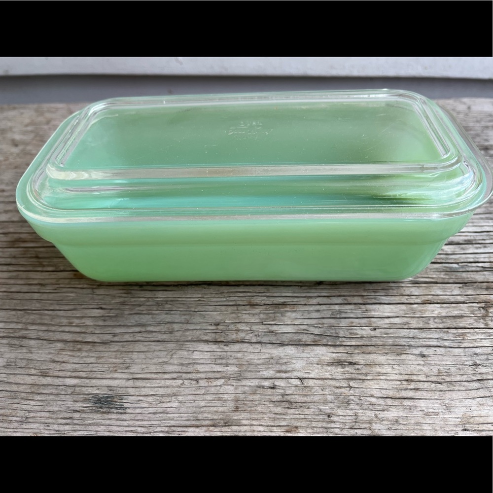 Jadite Jadeite Fireking Fire King Refrigerator Dish